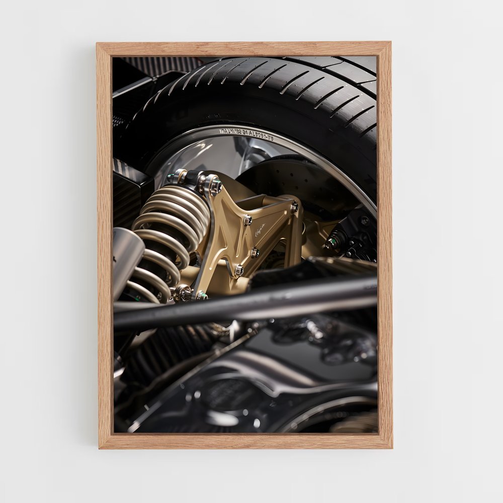 Poster Roadster Révélé – affiche Pagani (vue 4)